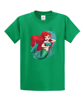 I Love Mermaid Unisex Kids and Adults T-Shirt